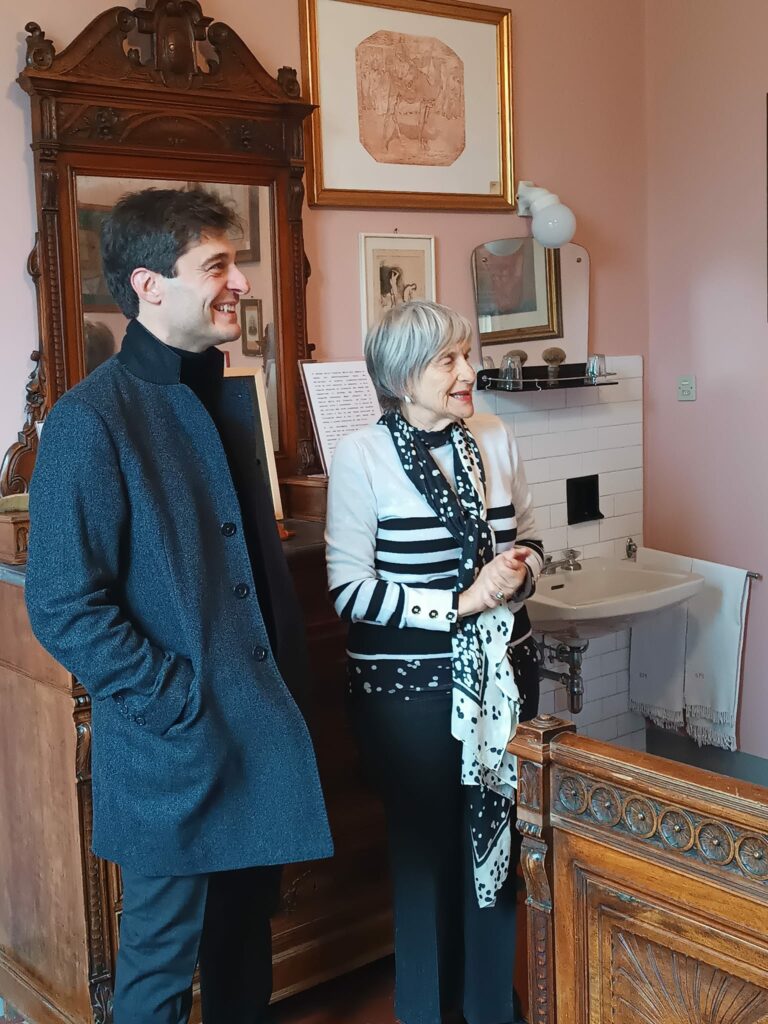 Lino Guanciale ex manicomio di Maggiano